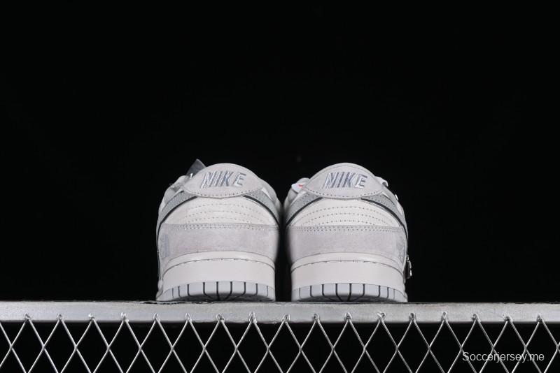 Nike Dunk Low The North Face CDG Collaboration - Light Grey Skateboarding Shoes - DQ1098-338
