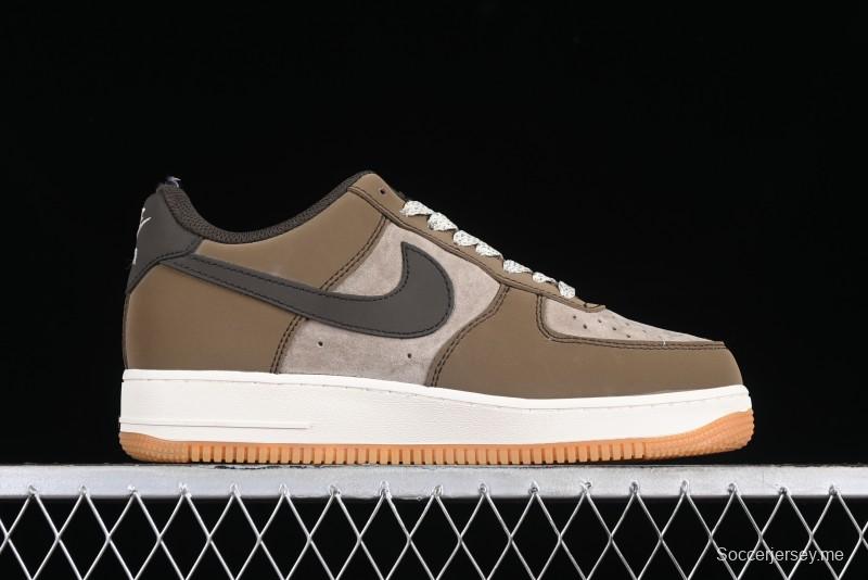 Nike Air Force 1 '07 Low LV Collaboration - Light Brown Casual Sneakers - BA8806-224