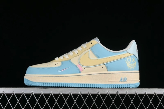 Nike Air Force 1 '07 Low Custom Casual Sneakers with Full-Length Honeycomb Air Cushion - XL2312-555