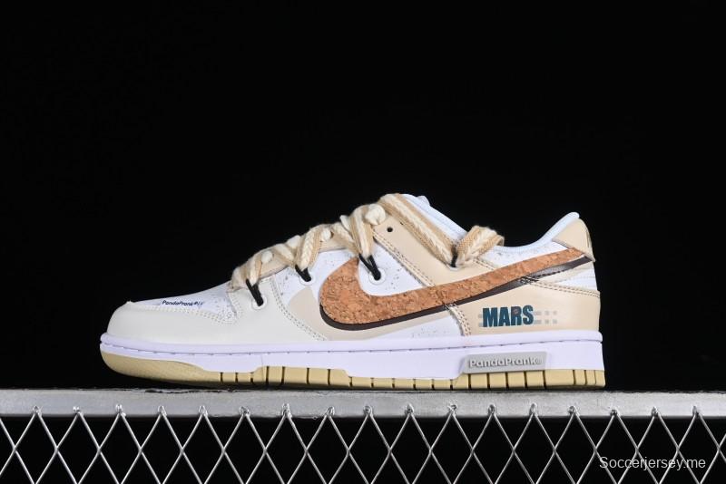 Nike Dunk Low Panda Prank Universe Exploration - Star Exploration Mocha SB Strap Low-top Casual Skate Shoes - DV0833-100