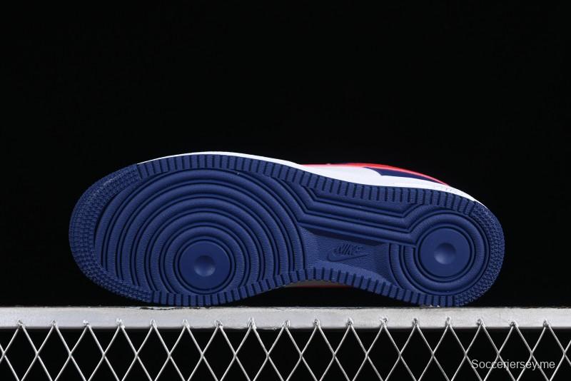 Nike Air Force 1 '07 Low White Blue Red Casual Shoes - CZ9164-100