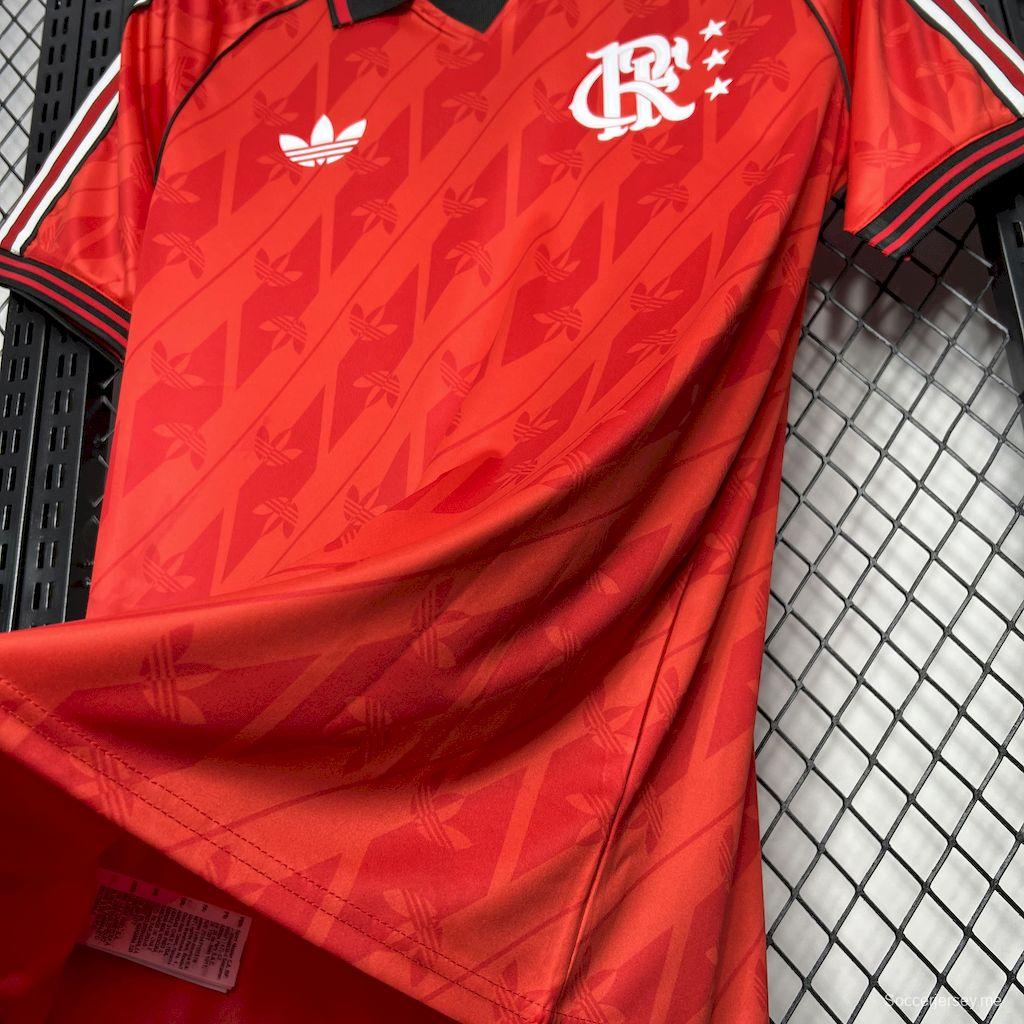 2024/25 فلامنجو فلامنجو لايف ستايلر ريترو جيرسي S-XXXXL
