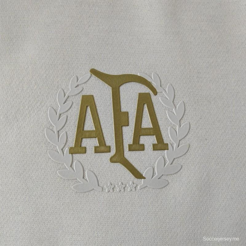 2024 الذكرى السنوية ال50 للأرجنتين 2024 هودي أسود/أزرق كحلي/أبيض/رمادي/بيج 5 ألوان