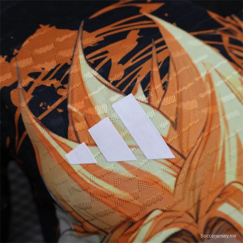 2024 نسخة اللاعب 2024 إصدار خاص من قميص أنمي دراغون بول اليابان أنمي أنمي الإصدار الخاص