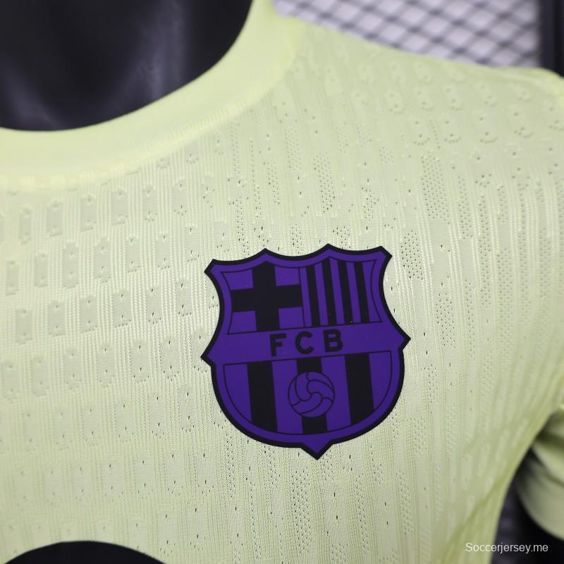 إصدار اللاعب 24/25 قميص برشلونة 125Th الأصفر الخاص 24/25 قميص برشلونة 125Th الأصفر الخاص