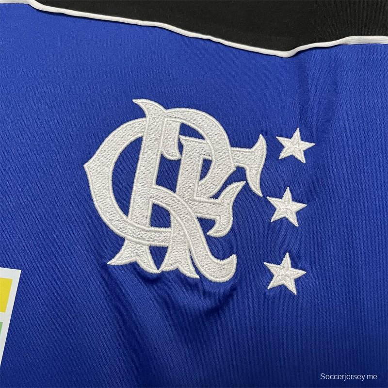 99/00 قميص حارس مرمى فلامنجو فلامنجو ريترو أزرق اللون