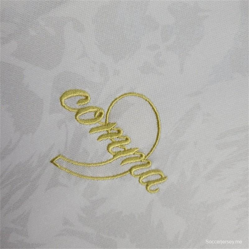 2024 قميص إنجلترا فاصلة إنجلترا فوطة بيضاء لكرة القدم