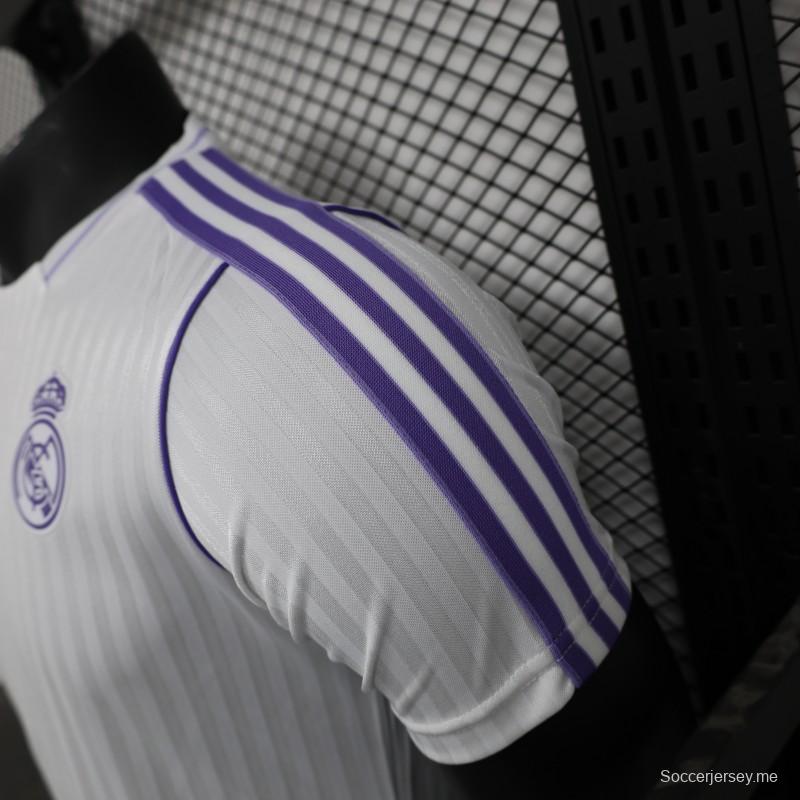 إصدار اللاعب 25/26 قميص أيقونة ريال مدريد الأبيض 25/26