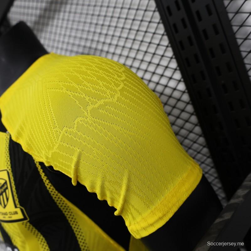 إصدار اللاعب 25/26 قميص نادي الاتحاد المنزلي