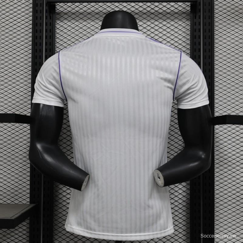 إصدار اللاعب 25/26 قميص أيقونة ريال مدريد الأبيض 25/26