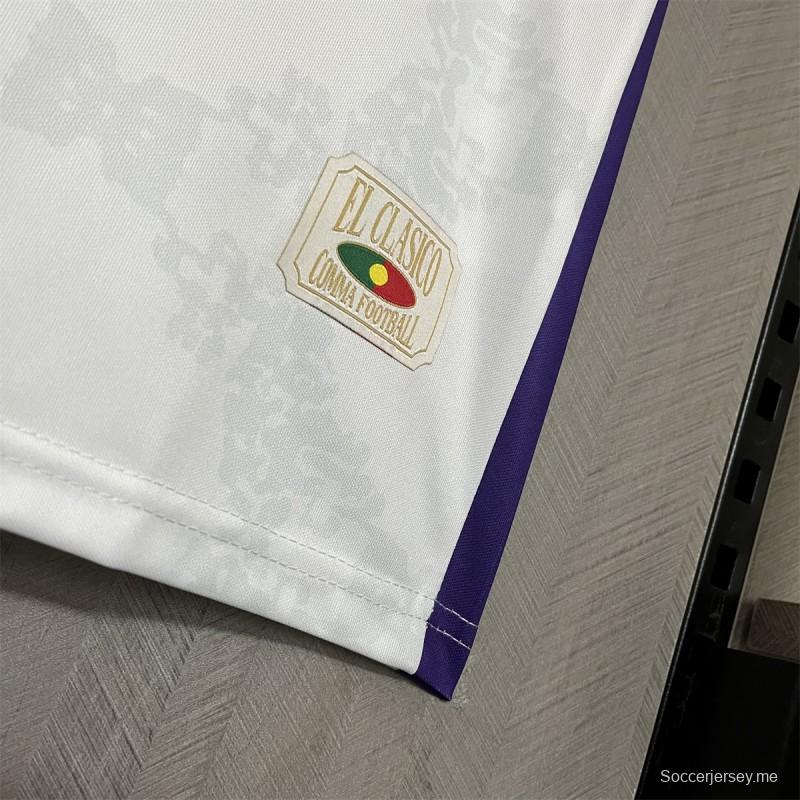 2024 البرتغال فاصلة بيضاء اللون الأبيض سيو جيرسي 2024