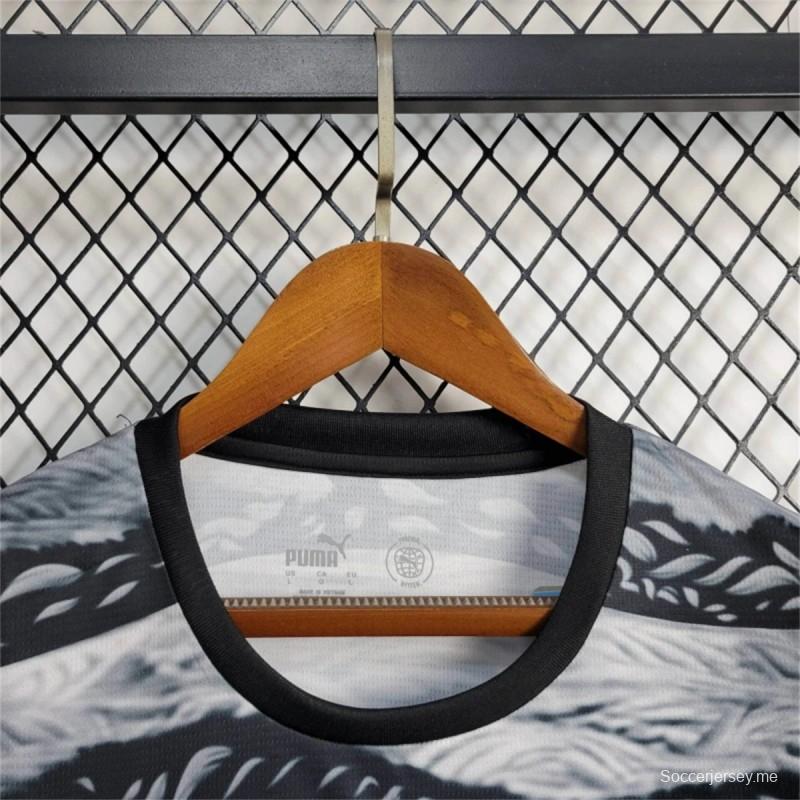 25/26 مانشستر سيتي مانشستر سيتي النسخة التجريبية باللون الرمادي الأسود