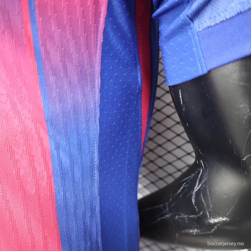 نسخة اللاعب 25/26 قميص برشلونة الأساسي 25/26