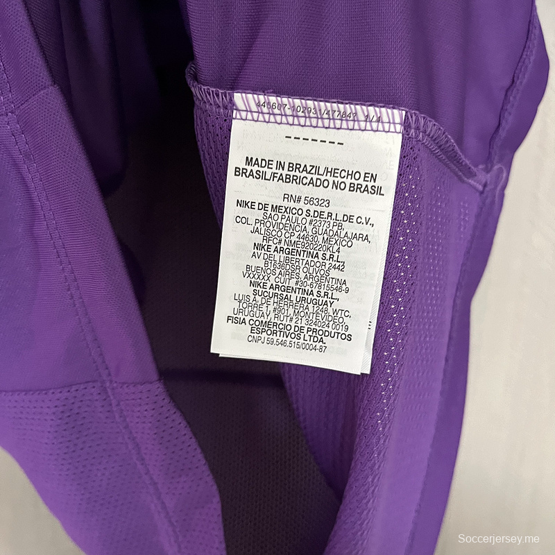 قميص تدريب كورينثيانز 25/26 قميص تدريب كورينثيانز بنفسجي S-XXXXL