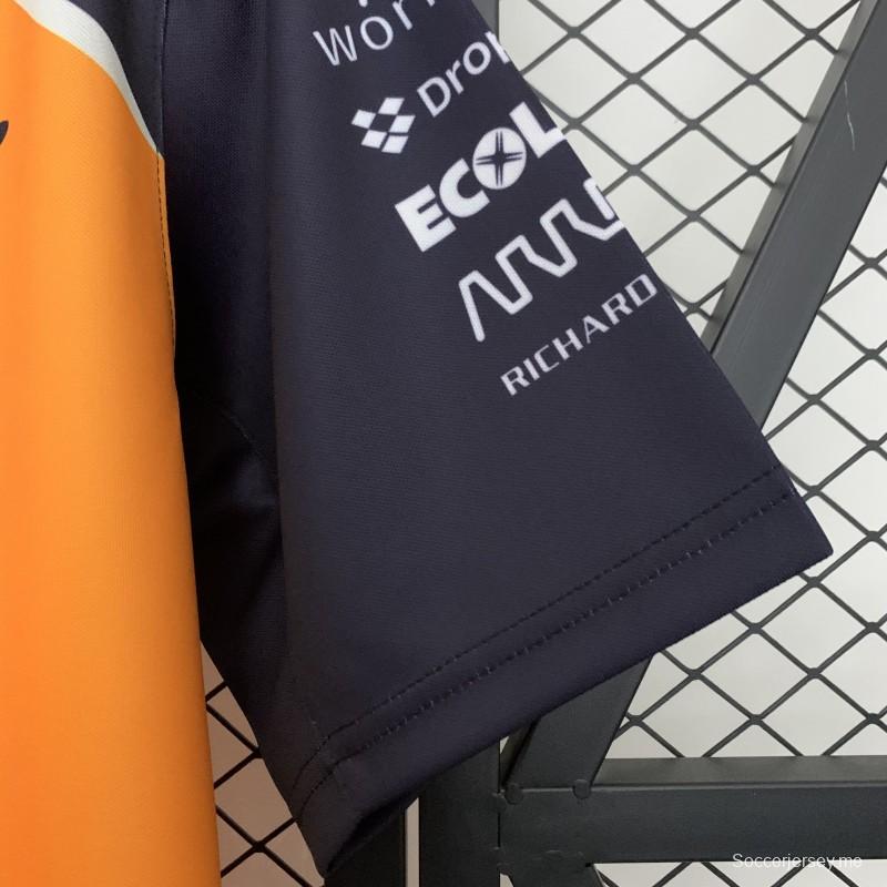 2025 قميص بولو فورمولا فورمولا 1 مكلارين برتقالي اللون البرتقالي