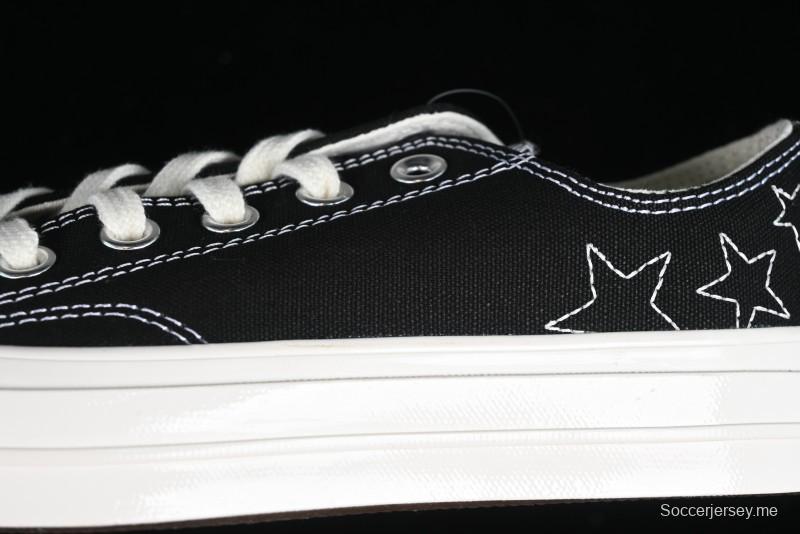 Converse Chuck 70 SNL Low Top Canvas Sneakers with Star Embroidery and Metal Studs - A11612C
