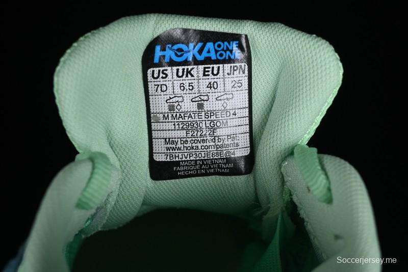 Hoka One One Mafate Speed 4 Low-Cut Professional Trail Running Shoes - 1129930 LGOM