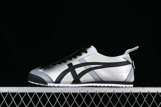 Onitsuka Tiger Mexico 66 Low-Top Leather Sneakers for Casual Running - 1183B493-100