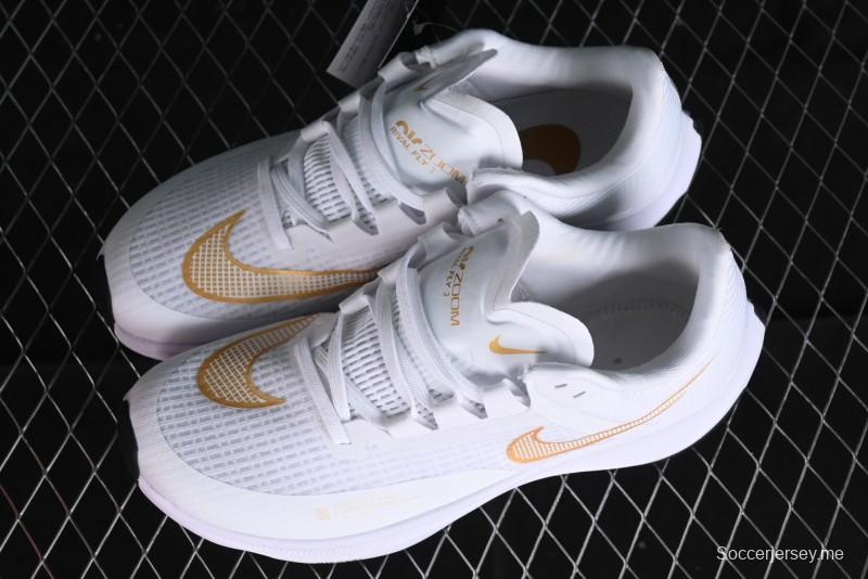 Nike Zoom Rival Fly 3 Lightweight Fabric Comfortable Cushioned Anti-Slip Low-Top Casual Running Shoes - CT2405-100