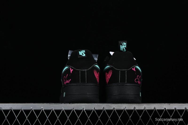 Nike Air Force 1 '07 Low Flame Red Lips Qixi Limited Edition Casual Sneakers - FB8971-005