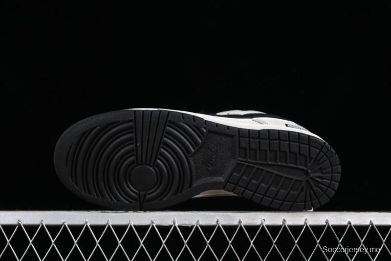Nike SB Dunk Low UN Collaboration - Beige Black Swoosh Anniversary High-End Custom Low-Top Casual Skate Shoes - FC1688-139