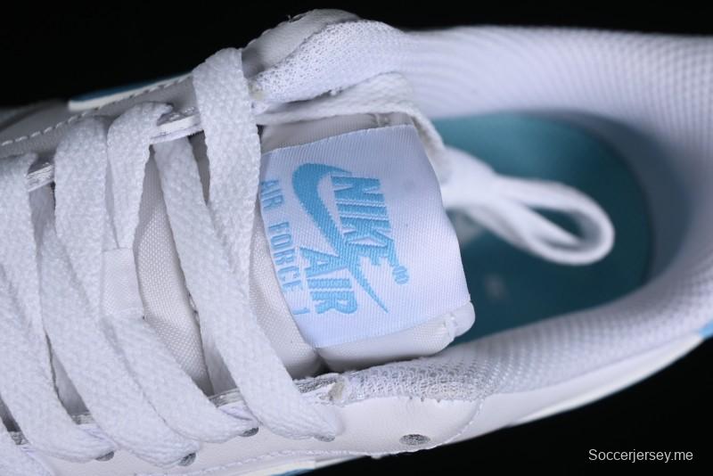 Nike Air Force 1 '07 Low White Blue Casual Sneakers - FQ4296-100