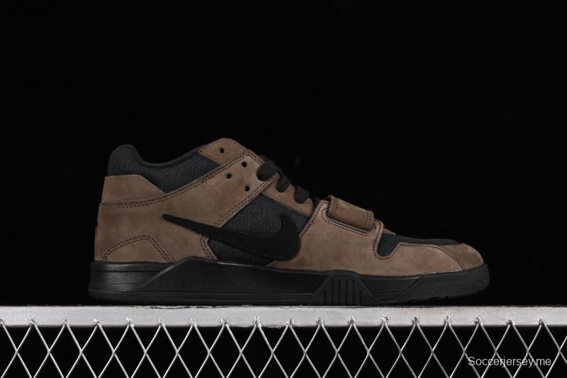 Nike Travis Scott x Jordan Cut The Check AJ1 Basketball Shoes with Velcro Design - FZ8117-204