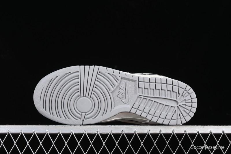 Nike SB Dunk Low Supreme Collaboration - Beige Canvas Anniversary High-End Custom Low-Top Casual Skate Shoes - BB6698-514