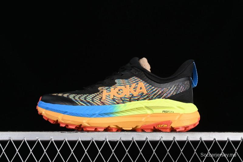 Hoka One One Mafate Speed 4 Low-Cut Professional Trail Running Shoes - 1138472 BKML