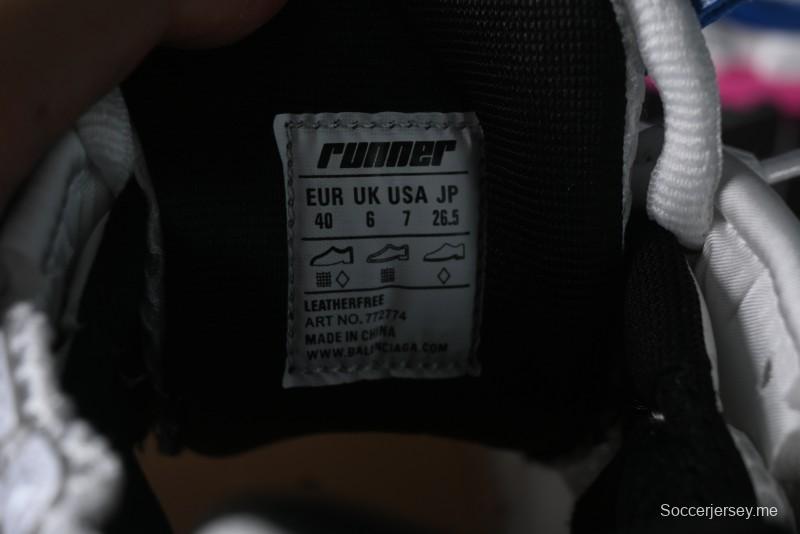 Balenciaga Runner Kith Four Color Retro Casual Sneakers - W3RMU9554