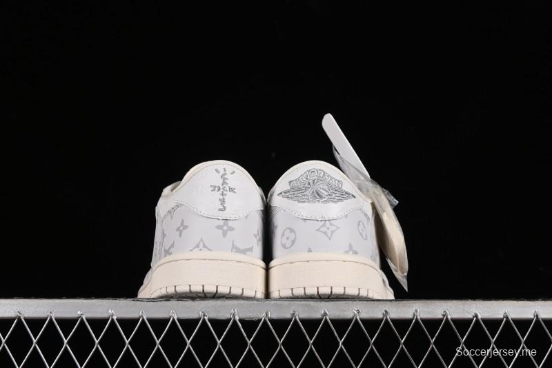 Nike Air Jordan 1 Low OG SP Travis Scott x Fragment Design Collaboration Sneakers - LX1988-700
