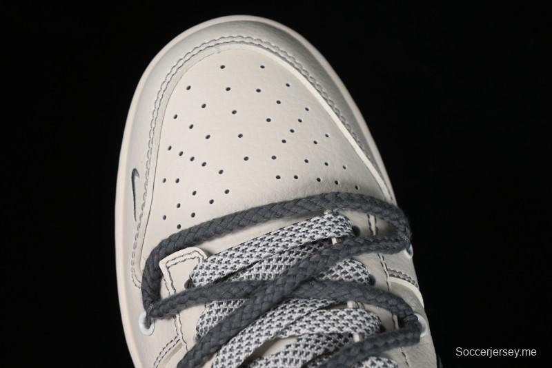 Nike SB Dunk Low Carhartt Collaboration - Strap Grey Hook Anniversary High-End Custom Low-Top Casual Skate Shoes - SJ2068-266