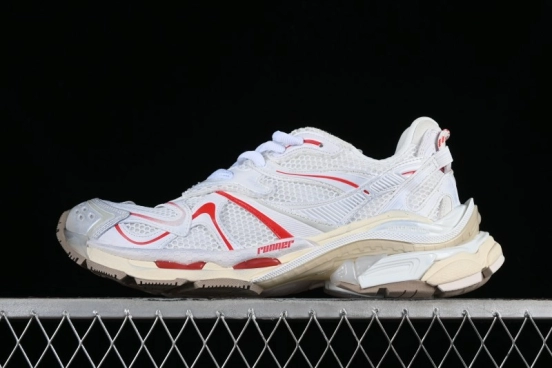 Balenciaga Runner Kith Four Color Retro Casual Sneakers - W3RXP9260