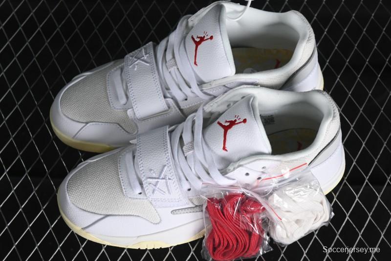 Nike Travis Scott x Jordan Cut The Check AJ1 Basketball Shoes with Velcro Strap - FZ8117-003