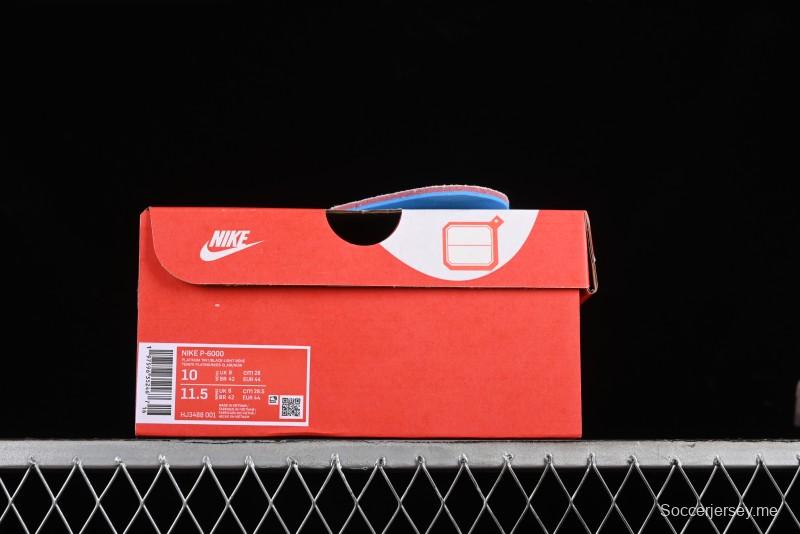 Nike P-6000 PRM Retro Casual Sneakers with Lightweight Design - HJ3488-001