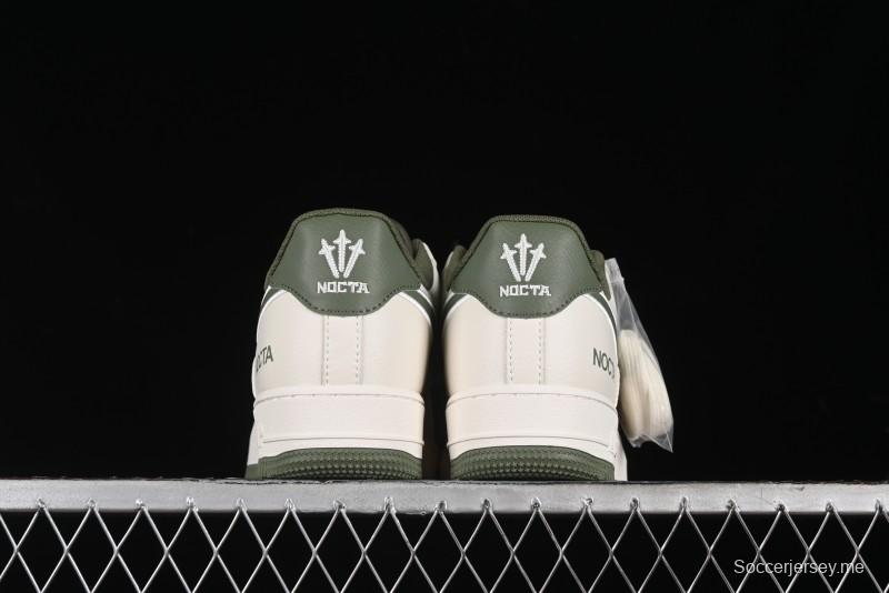 Nike Nocta x Nike Air Force 1 '07 Low Casual Sneakers in Beige Green - NO0224-027