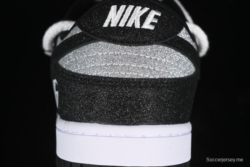 Nike SB Dunk Low Gucci Collaboration - Black Star Hook Anniversary High-End Custom Low-Top Casual Skate Shoes - SJ2068-268