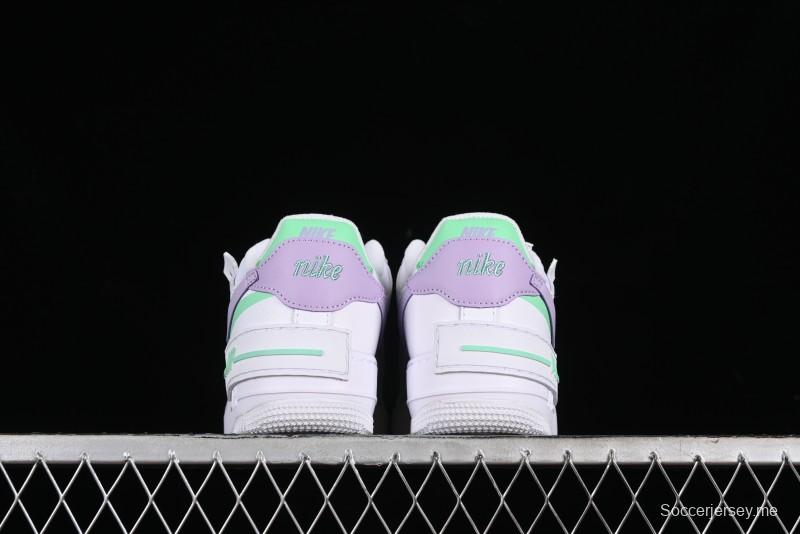 Nike Air Force 1 Shadow Low-Top Sneakers with Lightweight EVA Midsole and Anti-Slip RB Rubber Outsole - CU8591-103