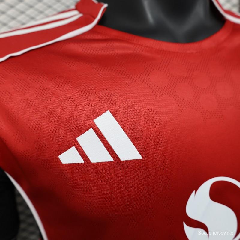 إصدار اللاعب 25/26 قميص مانشستر يونايتد الرئيسي 25/26