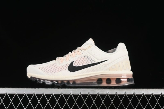 Nike Air Max 2013 Retro Breathable Mesh Running Shoes with Full-Length Max Air Cushion - HF3660-100