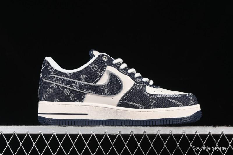 Nike Air Force 1 '07 Low Levi's Collaboration - Dark Denim Low-Top Casual Sneakers SJ6698-002