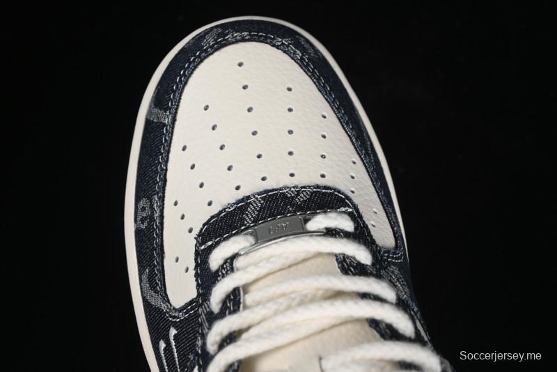 Nike Air Force 1 '07 Low Levi's Collaboration - Dark Denim Low-Top Casual Sneakers SJ6698-002