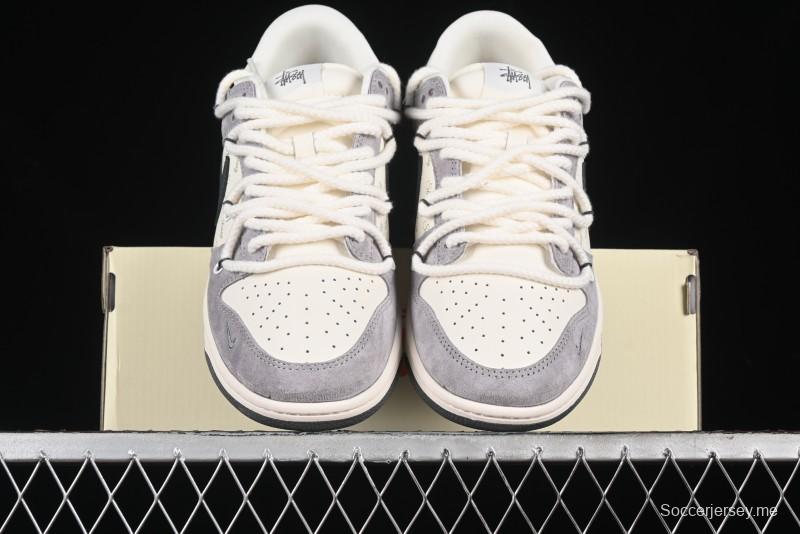Nike SB Dunk Low Stussy Anniversary Custom Low-Top Casual Skate Shoes - SJ2068-295