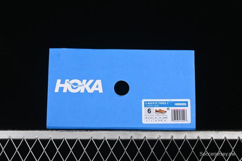 Hoka Mafate Three 2 Ultra-Lightweight Cushioned Trail Running Shoes - 1141572 GLW