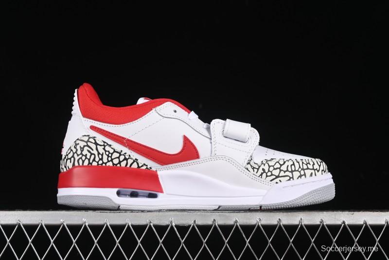 Nike Air Jordan Legacy 312 Low Sneakers with Velcro Strap and Triple Design - FQ7827-106