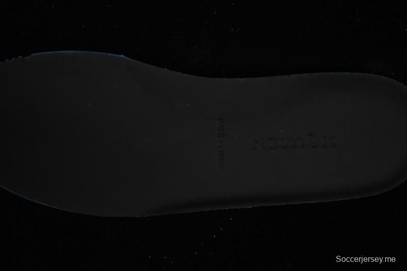 Alexander McQueen Flexion Retro Sneakers in Black with Diamond Grain Calfskin - 8.F6