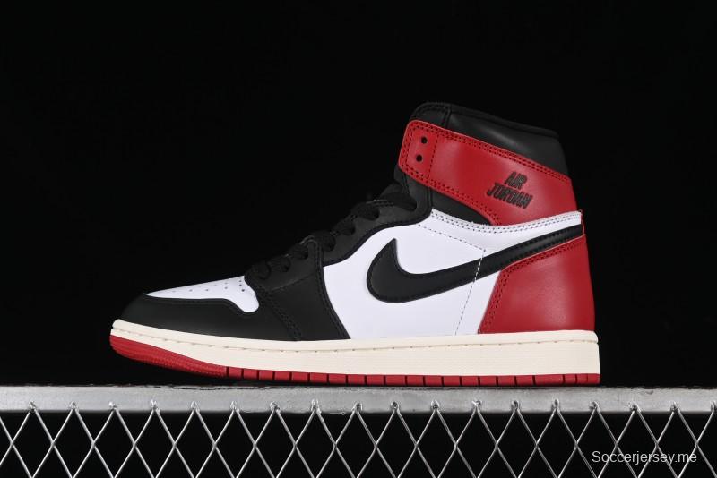 Nike Air Jordan 1 High OG Retro Basketball Shoes with Black Toe Design - DZ5485-106
