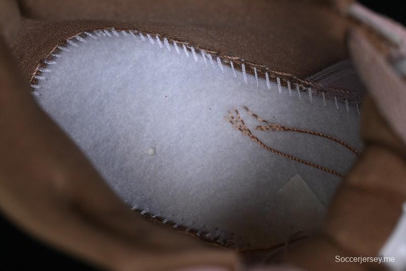 Nike Air Jordan 1 Mid AJ1 Basketball Shoes in Khaki Pink - BQ6472-620