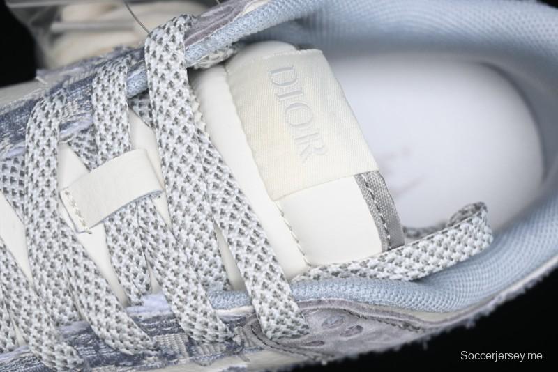 Nike SB Dunk Low Dior Stone Island Triple Collaboration Woven Grey Hook Anniversary High-End Custom Low-Top Casual Sneakers - DM6868-006