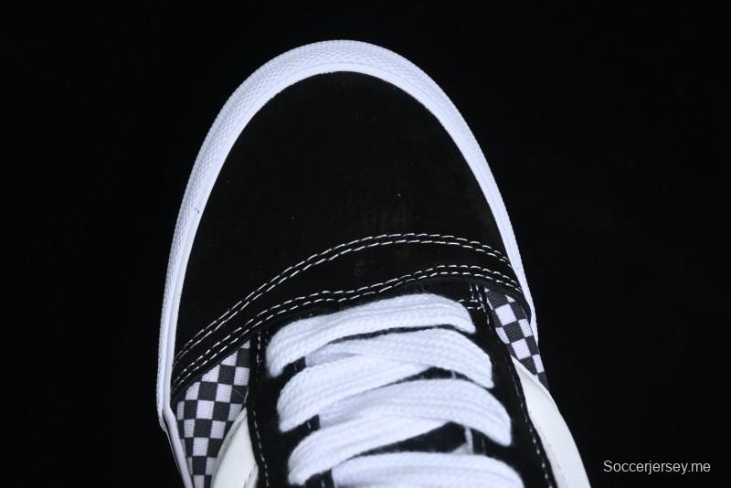 Vans Knu Skool Checkerboard Low Top Retro Casual Vulcanized Sneakers - VN0009QCIVG